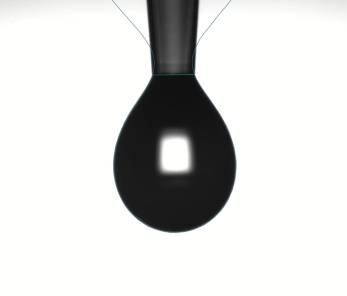 How to calculate the surface tension components of a liquid?